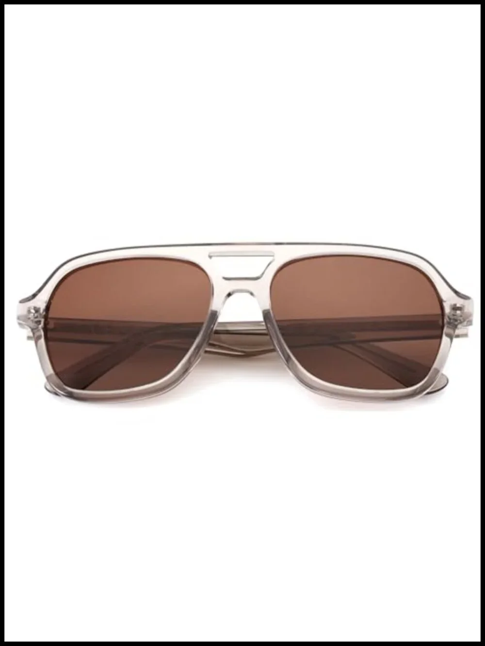 Polarized Aviator Sunglasses for Men - UV400 Protection Retro Pilot Shades